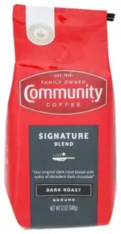 Community Coffee Signature Blend Dark Roast Ground Coffee - 12Oz