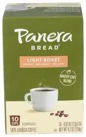 Panera Bread - Coffee Light Roast Single Serve - Case Of 6 - 10 Ea