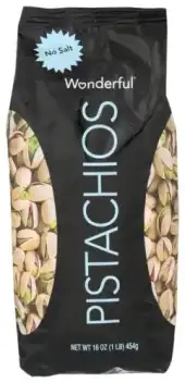 Wonderful Pistachios Wonderful Roasted With No Salt Pistachios 16 Oz