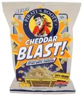 Pirate Brands Pirate'S Booty Cheddar Blast Extra White Cheddar Cheese Puffs - 10Oz
