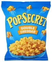 Popsecret Pop Secret Double Cheddar Ready To Eat Popcorn, 5.5Oz Bag - Made With Non-Gmo Corn, Certif
