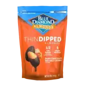 Blue Diamond Almonds Dark Chocolate Sea Salt Caramel Thin Dipped Covered Natural Almonds For Guilt-F