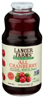 Langer Farms Juice All Cranberry 32 Fl Oz.