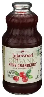 Lakewood Organic Pure Juice Fresh Pressed Cranberry 32 Fl Oz