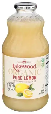 Lakewood Organic, Juice Pur Lemon Org, Case Of 6 X 32 Oz