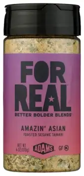 For Real Amazin' Asian Seasoning - Toasted Sesame Tamari Blend - Umami Flavor Booster For Meat & Ric