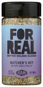 For Real Butcher'S Bff Seasoning - Buttery Garlic & Shallot Blend For Steak, Chicken & More - Gluten