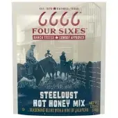 Four Sixes Steeldust Hot Honey Mix Texas Style With A Hint Of Jalapeno 1.25 Oz Packet