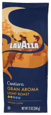 Lavazza Gran Aroma Light Roast Ground Coffee - 12Oz