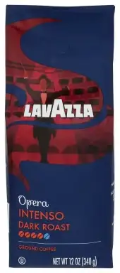 Intenso Dark Roast Ground Coffee By Lavazza For Unisex - 12 Oz Coffee