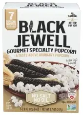 Black Jewell No Salt Or Oil Microwave Popcorn 8.7 Oz