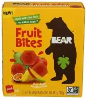 Bear Snacks Fruit Bites Tropical