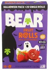Bear Snacks Fruit Roll Halloween Mpf