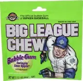 Big League Chew Gum Sour Applee