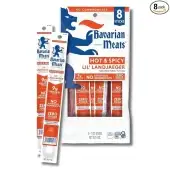 Bavarian Meats Sticks Meat Hotspicy 8Pc