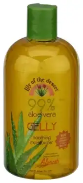 Lily Of The Desert Aloe Vera Gelly Sooting Moisturizer Enhance With Polysaccharide Rich 12Oz Bottel