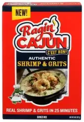 Ragin Cajun Mix Shrimp And Grits