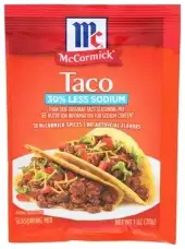Mc Cormick Seasoning Taco Low Sdium