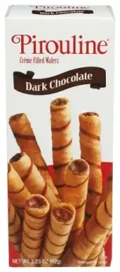 Debeukelaer Pirouline Drk Chocolate Crtn