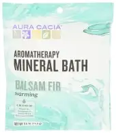 Aura Cacia Bath Mnrl Balsam Fir Warming