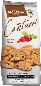Cantucci Biscotti With Crnberries