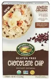 Natures Path Oatmeal Gf Chocolate Chip Organic