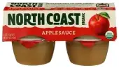 North Coast Appleesauce 4Pk Organic