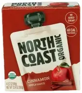 North Coast Aplesauc Cinnamon 4Pk Pouch Organic