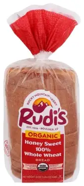 Rudis Bread Ww Honey Sliced Organic