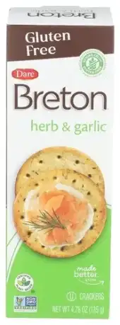 Dare Breton Crkr Herb Garlc