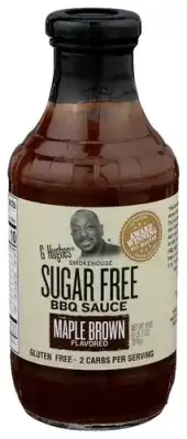 G Hughes Sauce Bbq Sf Maple Brownie