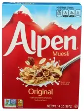 Alpen Cereal Muesli Organicnl W Raisins