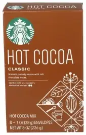 Starbucks Cocoa Hot Classic Box 8Pc