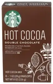 Starbucks Cocoa Hot Dbl Chocolate 8Pc