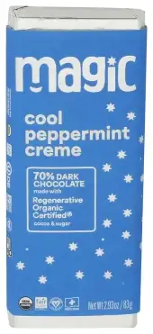 Magic Chocolate Chocolate Peprmnt Crm Organic Bar