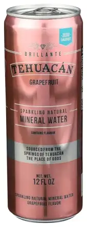Tehuacan Brillante Water Mineral Grapefruit
