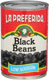 La Preferida Bean Black Low Sodium