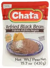 Chata Beans Blck Refried Pouch