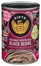 Siete Refried Black Beans