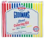 Goodmans Kit Food Coloring 4Pk