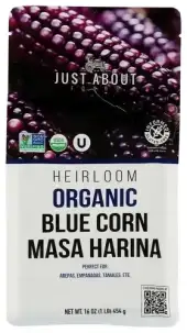 Just About Foods Masa Harina Blue Crn Organic