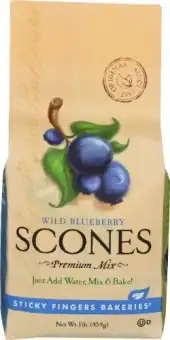 Sticky Fingers Mix Scone Wld Bluberry