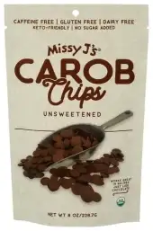 Missy Js Carob Chips Unsweetened