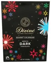 Divine Chocolate Calendar Advent Choc Drk
