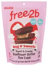 Free2B Foods Choc Cup Mini Valentines