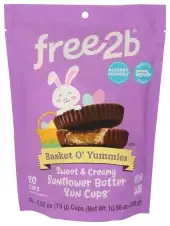Free2B Foods Choc Cup Snbutter Cup Eastr