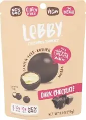 Lebby Snacks Chickpea Drk Choc Covered