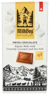 Milkboy Swiss Chocolates Bar Choc Milk Carml Sslt