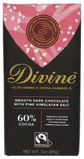 Divine Chocolate Choc Bar Drk Pnk Hima Slt