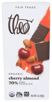 Theo Chocolate Choc Bar Drk Chrry&Almnd Organic